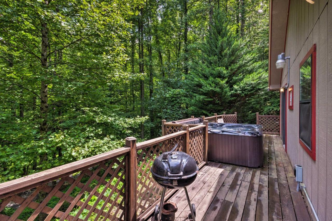 Bryson City Cabin In Smoky Mountains With Hot Tub! エクステリア 写真